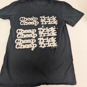 Cheap Trick Black Concert Tee Small